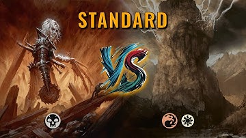 MTG Standard - Mono Black Midrange by Numbskull VS Boros Aggro by AVK47