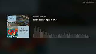 April 8 2023 NaPoWriMo