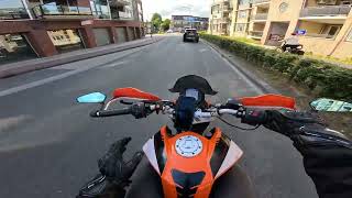 First ride with the new GoPro hero 12 Black  KTM Duke 125  Leovince Exhaust