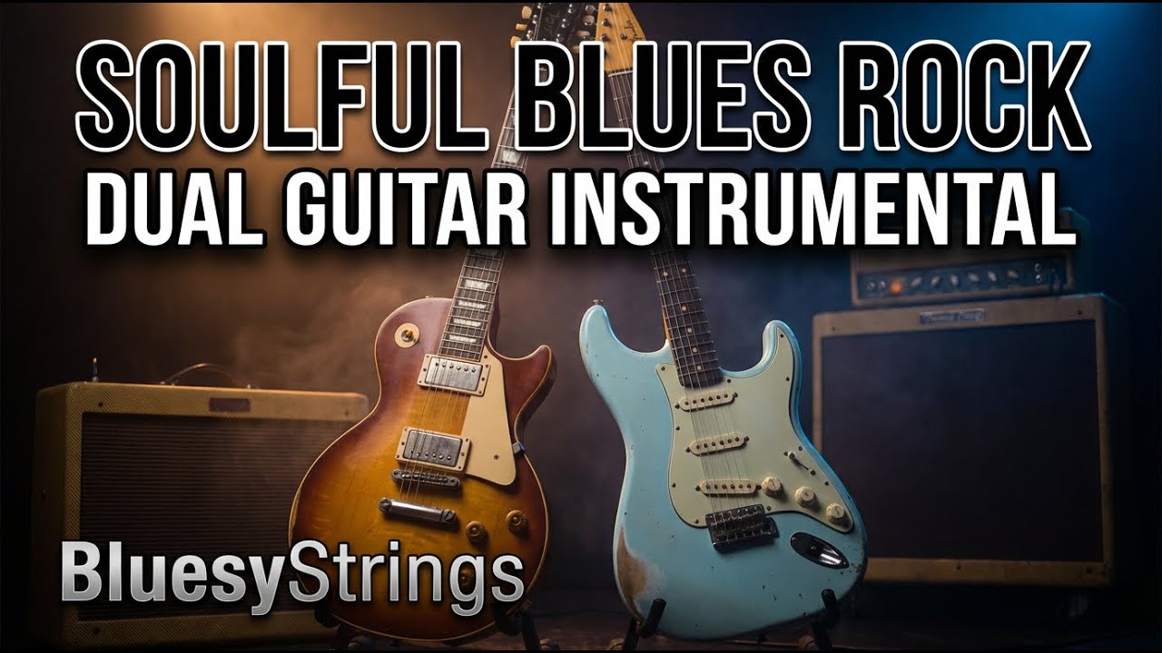 Soulful Blues Rock Instrumental | Dual Guitar Emotion & Warm Groove