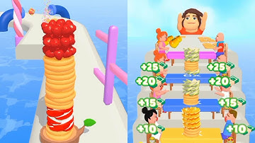 Pancake Run Mobile Game Android Gameplay Walkthrough #20