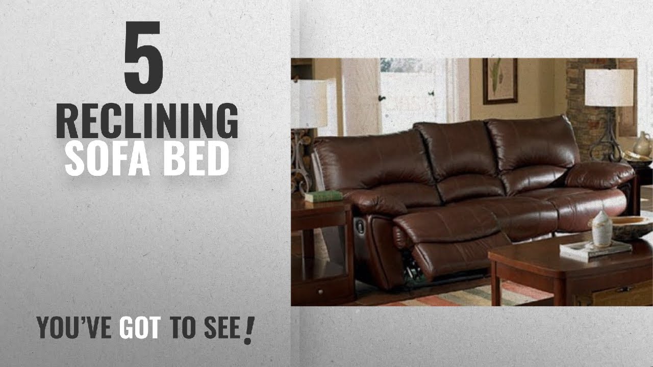 Top 10 Reclining Sofa Bed [2018]: Coaster Home Furnishings Casual Motion Sofa, Dark Brown