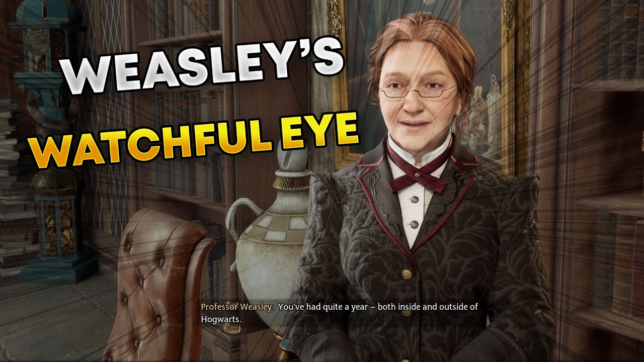 Hogwarts Legacy - Giving Professor Weasley A Completed Field Guide - WEASLEY'S WATCHFUL EYE