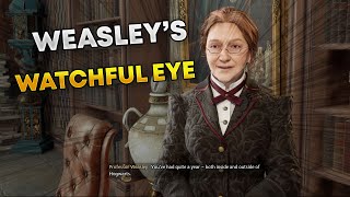 Hogwarts Legacy - Giving Professor Weasley A Completed Field Guide - WEASLEY'S WATCHFUL EYE