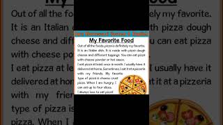 My Favourite Food | essay My Favourite Food| English important essys