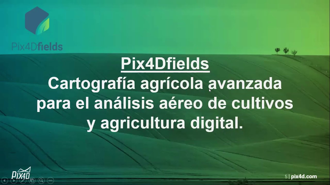 Webinar Pix4dfields: Agricultura de precisión