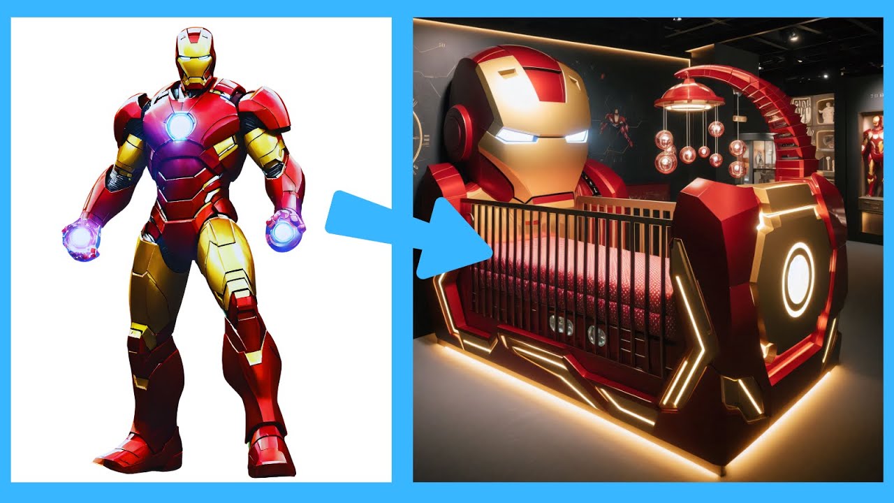 If the Avengers were Baby Bed: Legendary Transformations and Amazing Designs! 🛏️✨ 2024