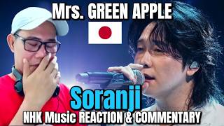 Mrs. GREEN APPLE - Soranji - NHK Music REACTION