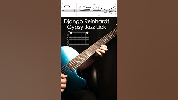 Thumbnail of Django Reinhardt Gypsy Jazz Lick - Cahaya Carbon Fiber Guitar