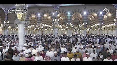 سورة الحجرات مجمعة من عشائيات شهر ذو الحجة 1445 من المسجد النبوي للشيخ عبدالبارى الثبيتي