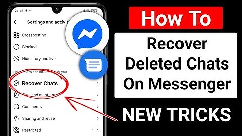 How To Recover Deleted Chats In Messenger (New Tricks) | Recovery Deleted Message on Messenger 2025