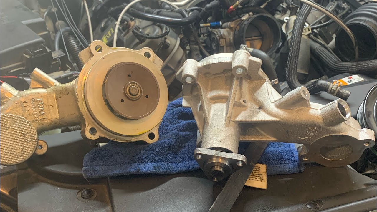 How to 15 17 mustang gt water pump replacement youtube