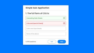 Build Simple Quiz App Using JavaScript