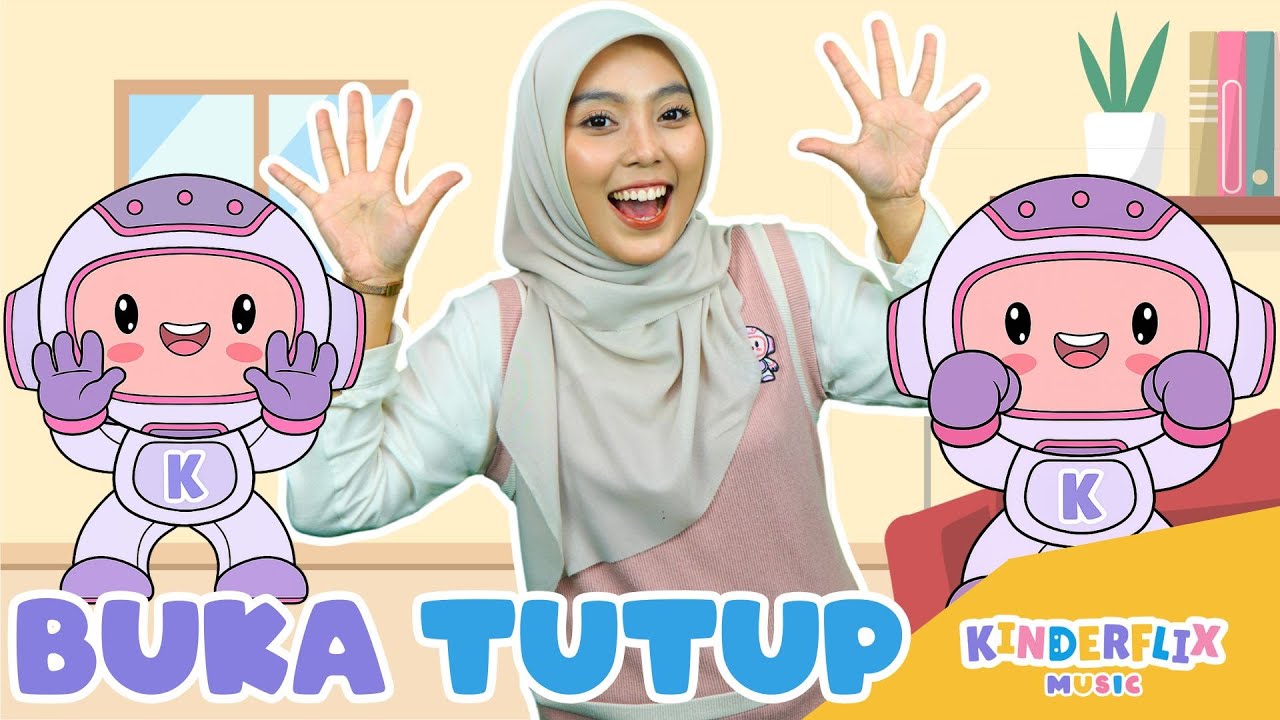 Buka Tutup - Lagu Anak dan Balita Indonesia | Kinderflix Music