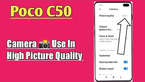 Poco C50 || Camera High Picture Quality Use|| Camera Problem Solved