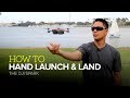 How to hand launch and land the DJI Spark drone