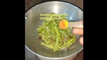 KUNDURU DRY BHUJIYAN| KUNDURU DRY FRY | #SHORTSVIDEO #LABANITOPKITCHEN