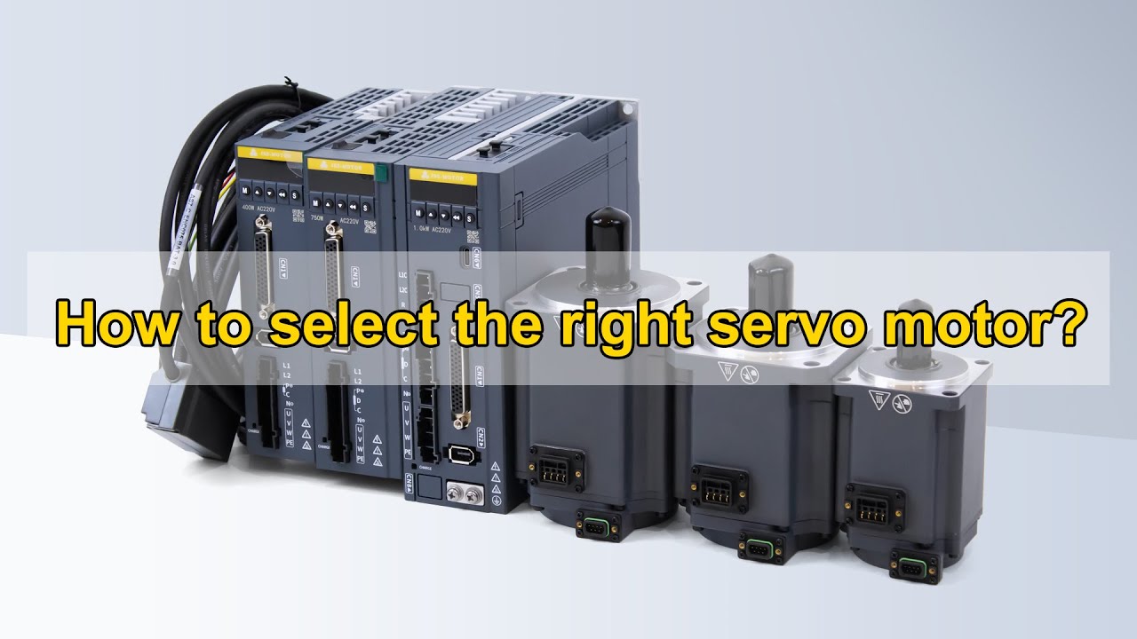 How to select the right servo motor❓❓❓