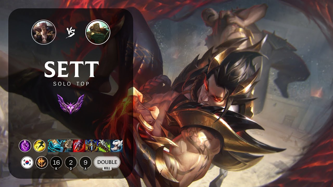 Sett Top vs Illaoi - KR Master Patch 14.7