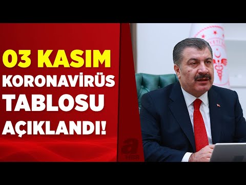 Sağlık Bakanlığı 03 Kasım 2021 kovid-19 vaka ve vefat tablosunu açıkladı! İşte detaylar... | A Haber