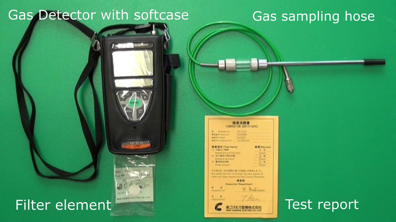 XP -3110 Portable Gas Detector - YouTube