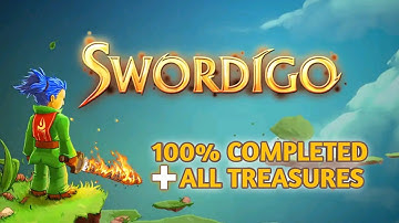 Swordigo Full Gameplay 100% Completed + All Treasures Walkthrough