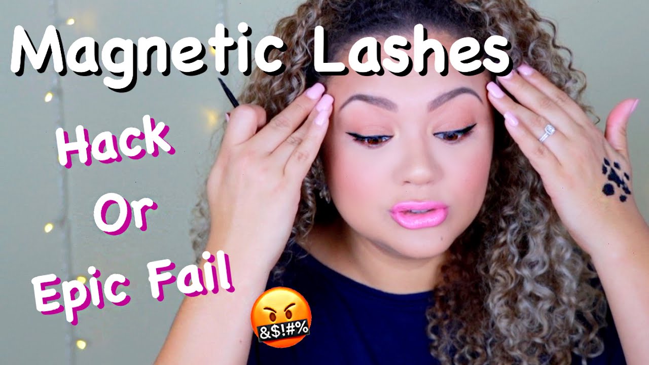 Lashes Fail Magnetic Lashes / HACK OR EPIC FAIL - YouTube