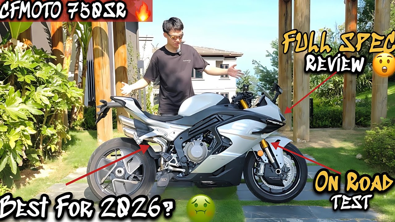 CFMOTO 750SR — лучший китайский супербайк? Полные характеристики и дорожный тест 2026 года! 🔥