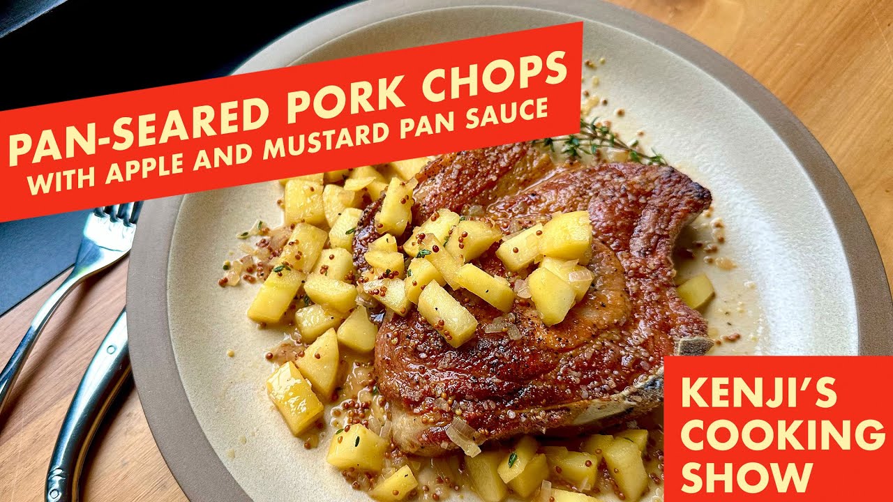 Bone-In Pork Chops and Mustard-Shallot Sauce Recipe