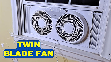 HOLMES 9" Twin Digital Window Fan