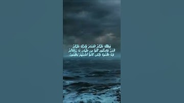 سورة البقرة اية 57 - مع صوت البحر بصوت جميل - وَظَلَّلْنَا عَلَيْكُمُ الْغَمَامَ وَأَنزَلْنَا