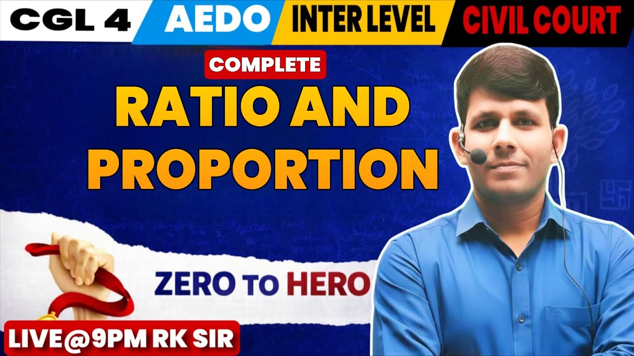 Bihar Special Maths | Complete Ratio-Proportion One Shot Zeto to Hero  For All Bihar Exams | By RK..