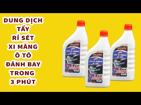 Video Dung dịch tẩy rỉ sét, xi măng cho xe ô tô giá bao... - youtube