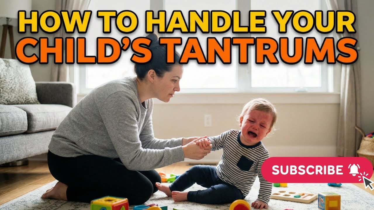How to handle your child's tantrums - YouTube