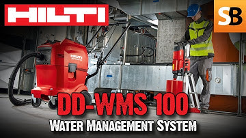 Wet diamond drilling, no  flooding the building