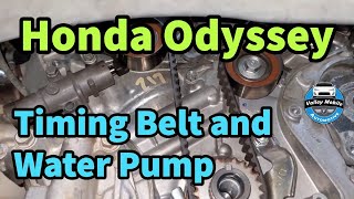 20112017 Honda Odyssey Timing Belt and Water pump Replacement