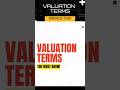Valuation Terms - In Accounting 📚 11.4.25  #valuation #valuationterms #finance #accounts #knowledge