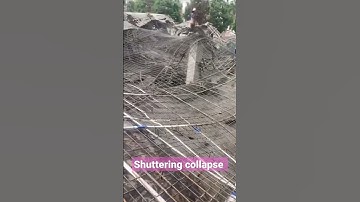 Big mistakes that made this building failure | Shuttering/formwork failure |Casting failure #shorts