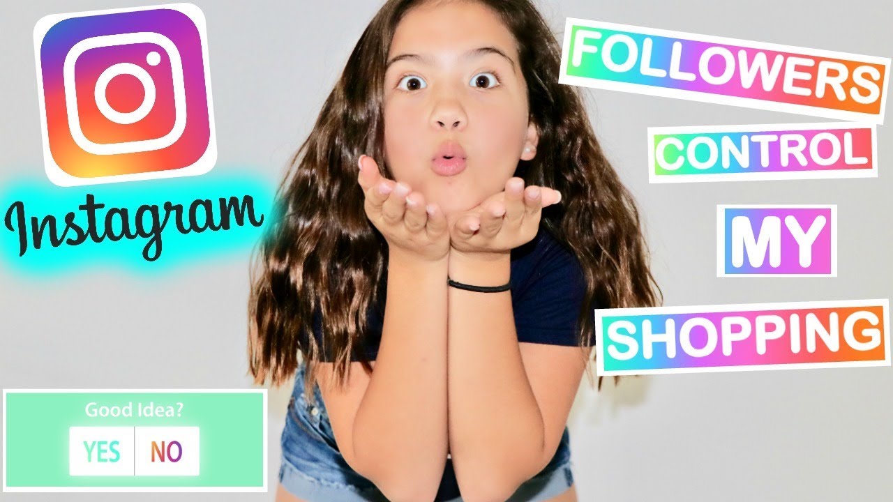 INSTAGRAM FOLLOWERS CONTROL MY SHOPPING "SISTER FOREVER"