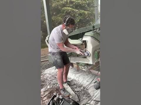 Fixing my $200 boat! Transom repair Part 2 #boat #diy #fix - YouTube