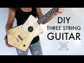 Making a Three String Guitar // Cigar Box Guitar // DIY // Woodworking