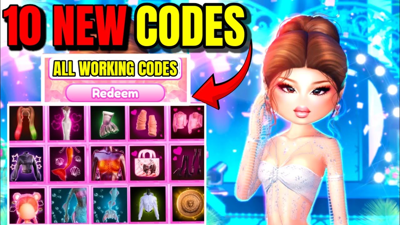 ALL *NEW UPDATE CODES JULY 2025* ALL WORKING CODES FOR DRESS TO IMPRESS ...