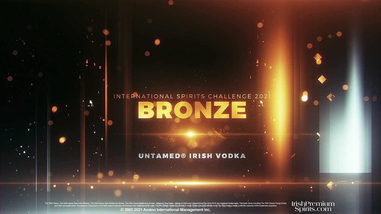 Untamed® Irish Vodka Takes Bronze At 2021 International Spirits Challenge