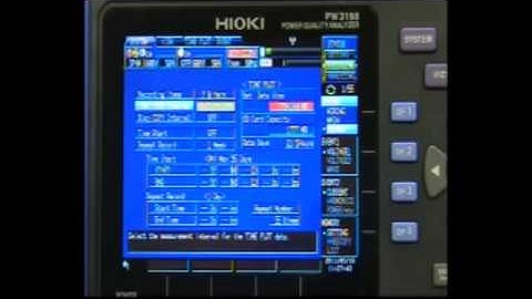 Hioki PW3198 Power Quality Analyzer