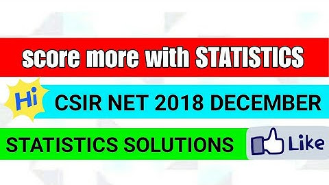 csir net 2018 statistics solution part (6)