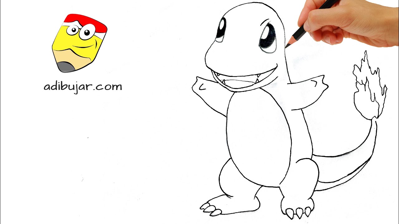 Cómo dibujar a Charmander (Pokemon) a lápiz fácil paso a paso | How to draw  Charmander - thptnganamst.edu.vn