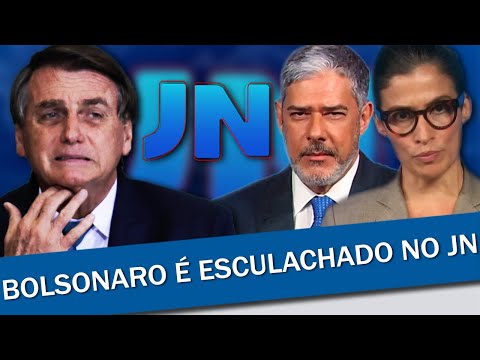 BOLSONARO MENTE NO JN, ACUSA BONNER DE FAKE NEWS E NÃO RESPONDE A PERGUNTA SOBRE FALTA DE AR