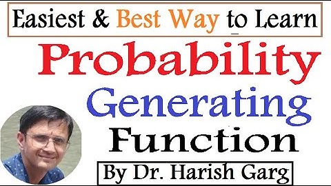 Probability Generating Function