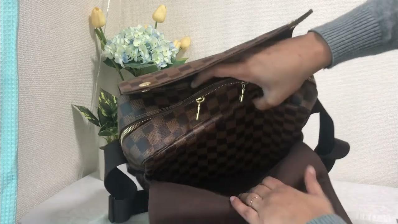 Louis Vuitton, Damier Ebene Naviglio messenger bag 