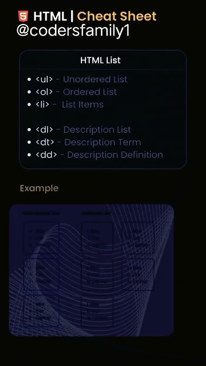 Html css all tags and examples #html #css #all #tags #and #examples #in ...